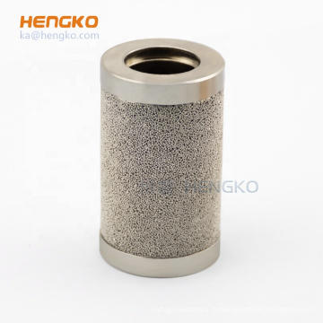 Tube de filtre en acier inoxydable de haute qualité de haute qualité tube de filtre en métal poreux